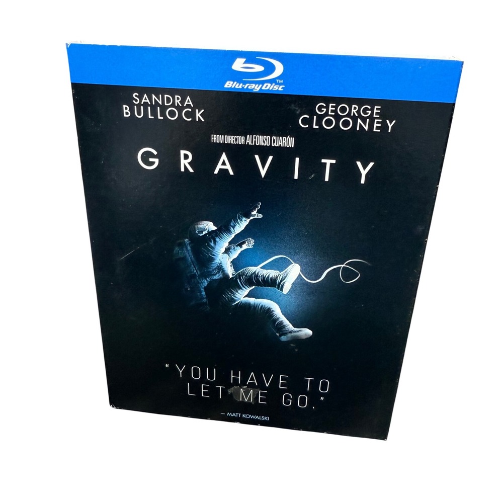 Gravity Blu Ray Movie Sandra Bullock George Clooney Sci Fi Thriller Film